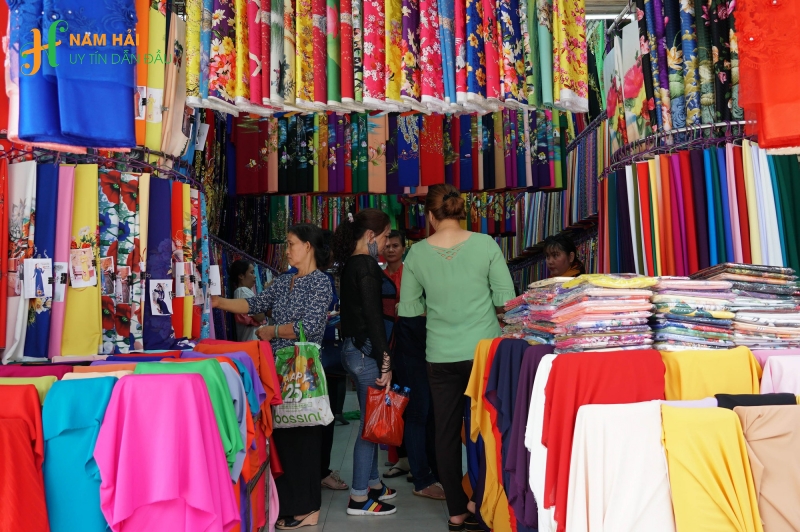 chợ vải ở sài gòn